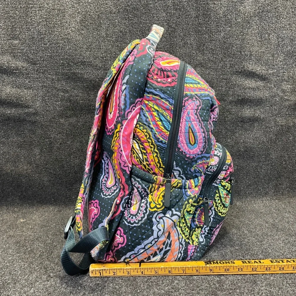 Vera Bradley Twilight Paisley Pattern Travel Bag Lighten Up‎ Essential Backpack